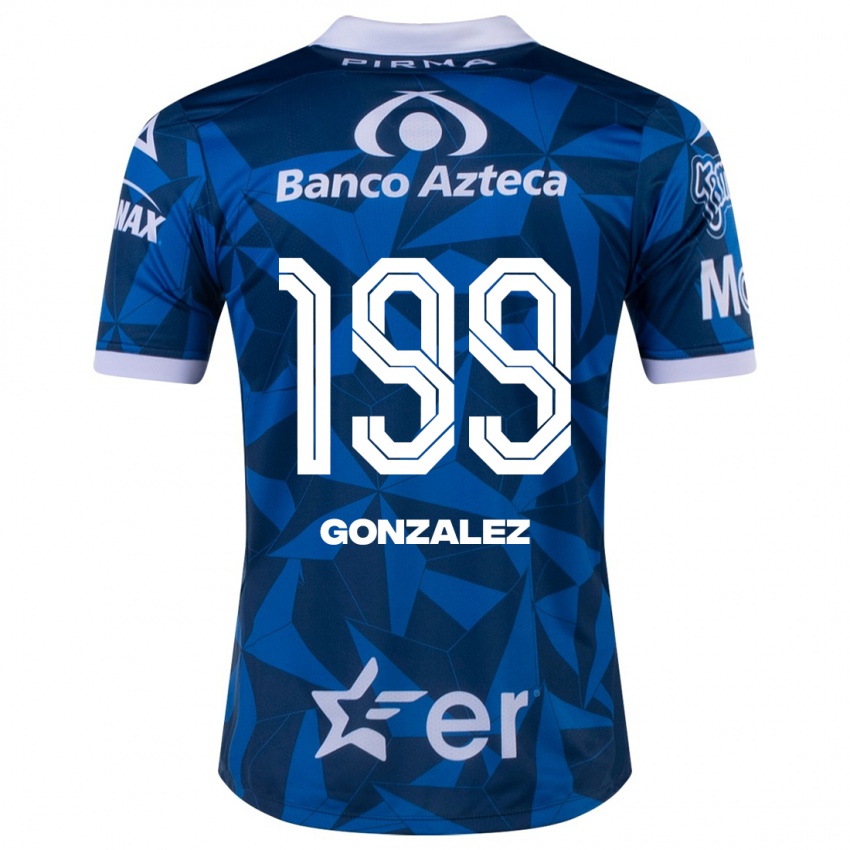 Mulher Camisola Samuel González #199 Azul Alternativa 2023/24 Camisa