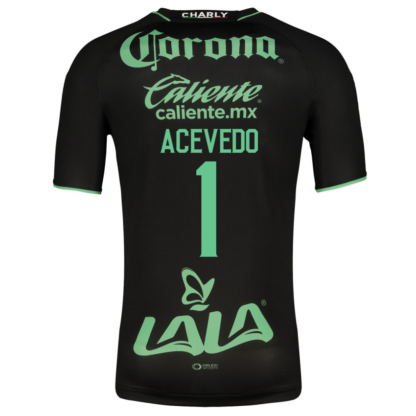 Mulher Camisola Carlos Acevedo #1 Preto Alternativa 2023/24 Camisa