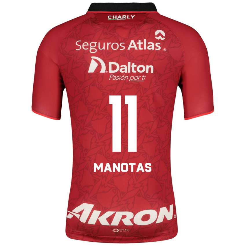 Mulher Camisola Mauro Manotas #11 Vermelho Alternativa 2023/24 Camisa