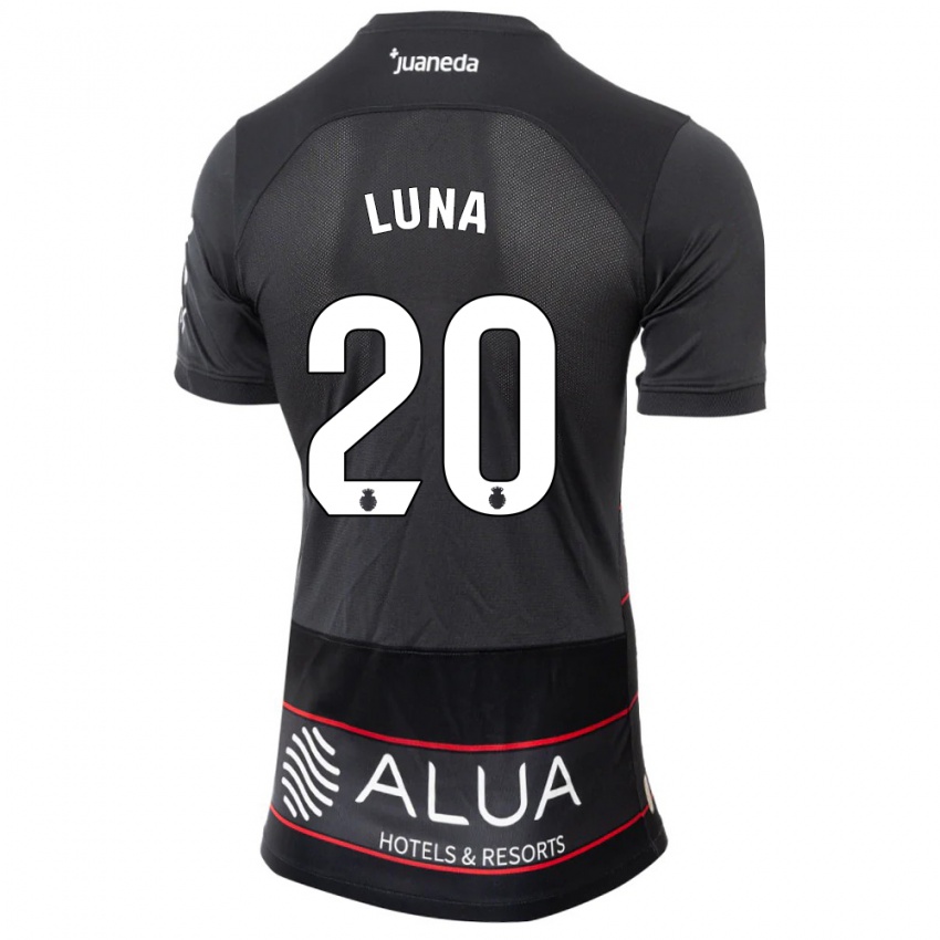 Mulher Camisola Daniel Luna #20 Preto Alternativa 2023/24 Camisa