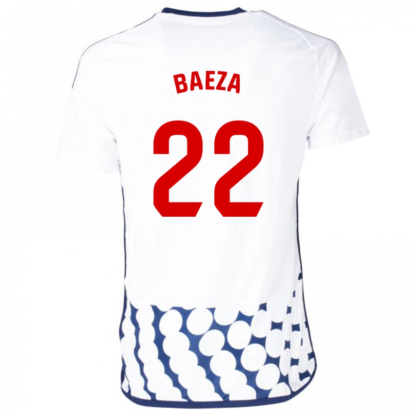 Mulher Camisola Miguel Baeza #22 Branco Alternativa 2023/24 Camisa