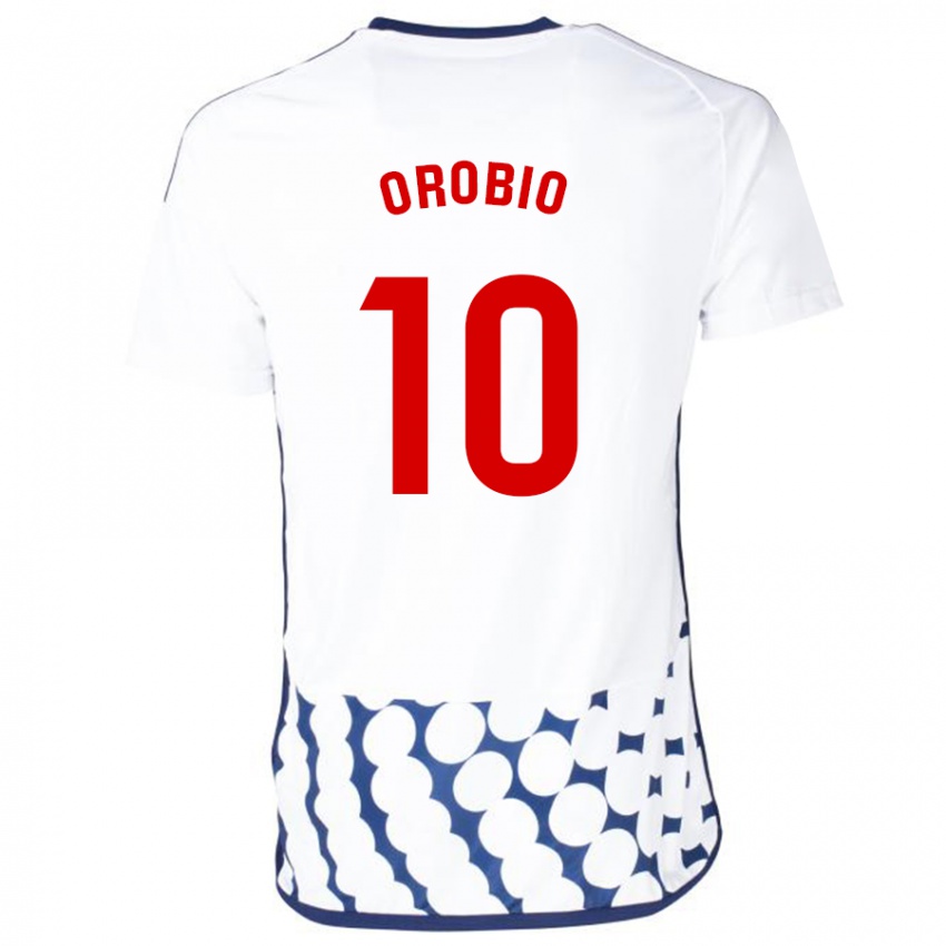 Mulher Camisola Ekhiotz Orobio #10 Branco Alternativa 2023/24 Camisa