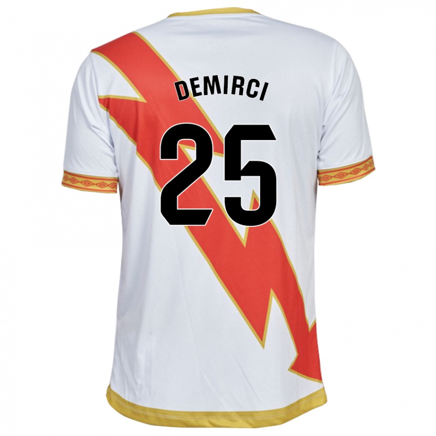 Criança Camisola Mert Demirci #25 Branco Principal 2023/24 Camisa