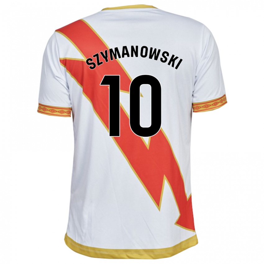 Criança Camisola Marianela Szymanowski #10 Branco Principal 2023/24 Camisa