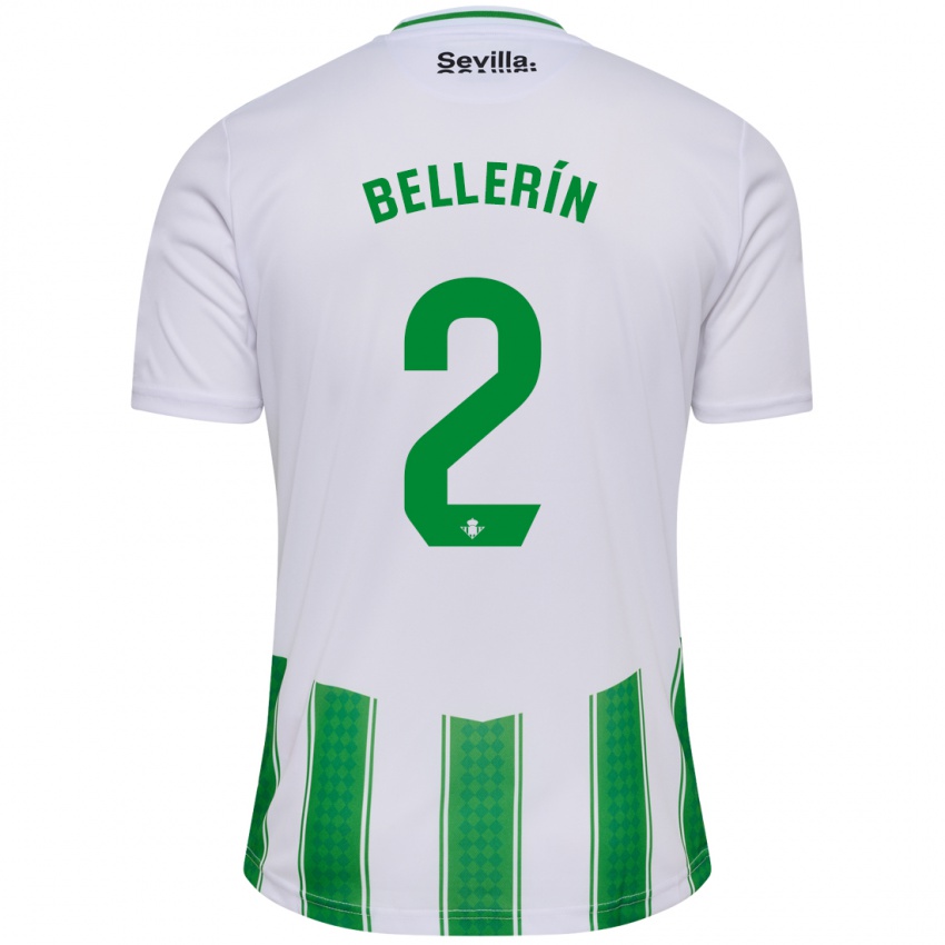 Criança Camisola Hector Bellerin #2 Branco Principal 2023/24 Camisa