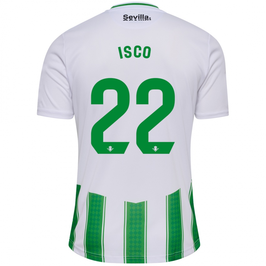 Criança Camisola Isco #22 Branco Principal 2023/24 Camisa