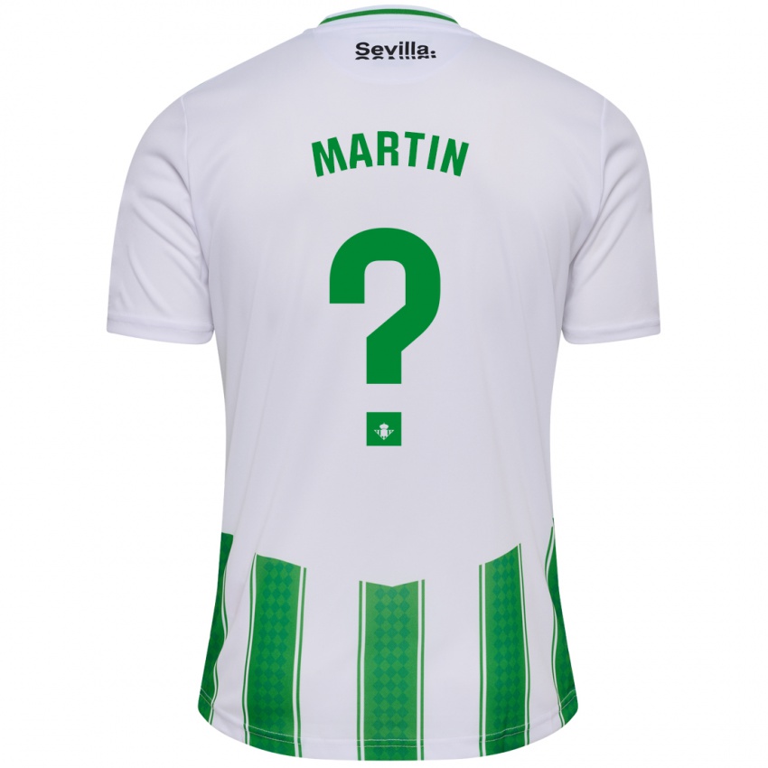 Criança Camisola Adrián Martín #0 Branco Principal 2023/24 Camisa