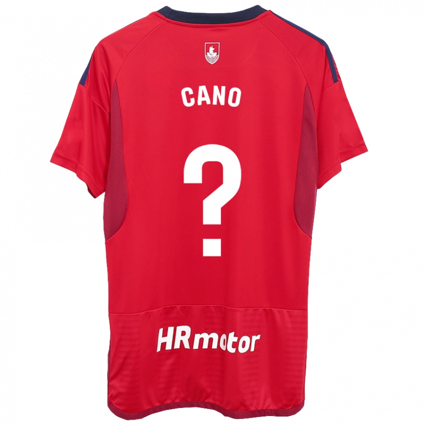 Criança Camisola Javi Caño #0 Vermelho Principal 2023/24 Camisa