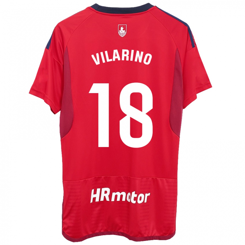 Criança Camisola Maitane Vilariño #18 Vermelho Principal 2023/24 Camisa