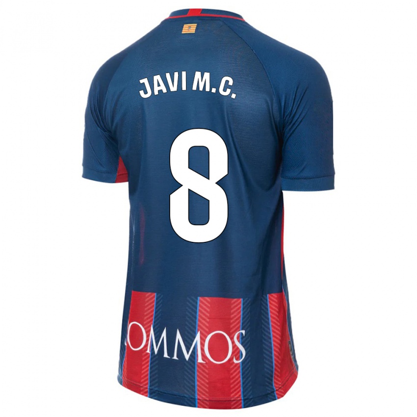 Criança Camisola Javi Martínez #8 Marinha Principal 2023/24 Camisa