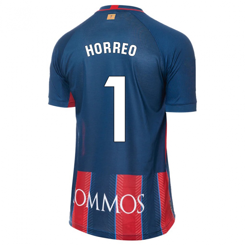 Criança Camisola Berto Hórreo #1 Marinha Principal 2023/24 Camisa