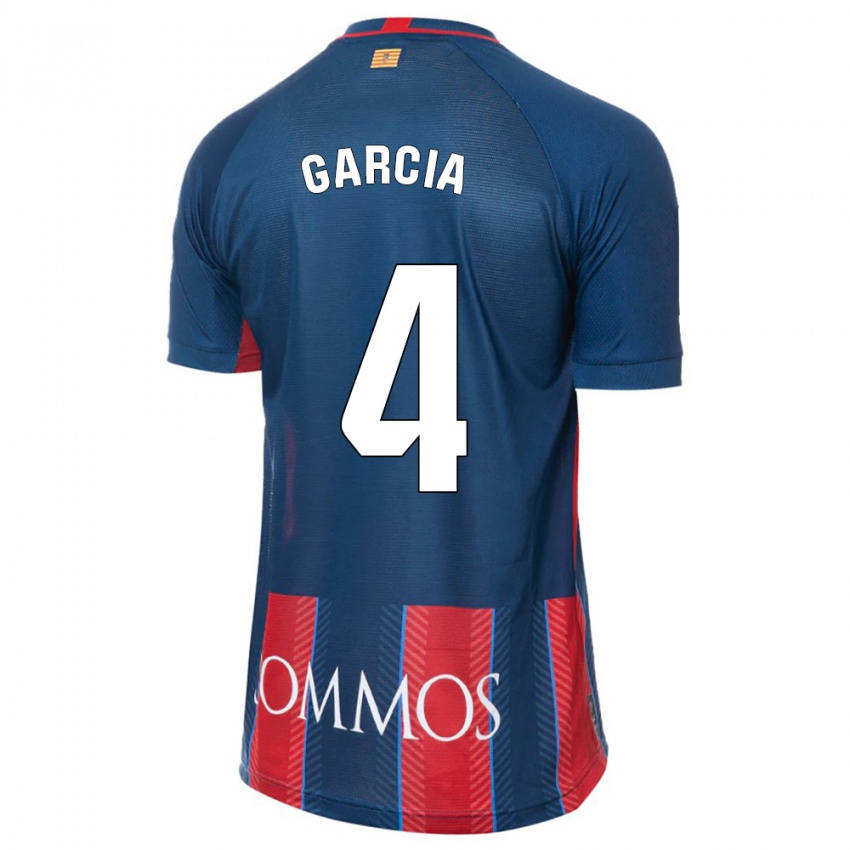 Criança Camisola Nacho García #4 Marinha Principal 2023/24 Camisa