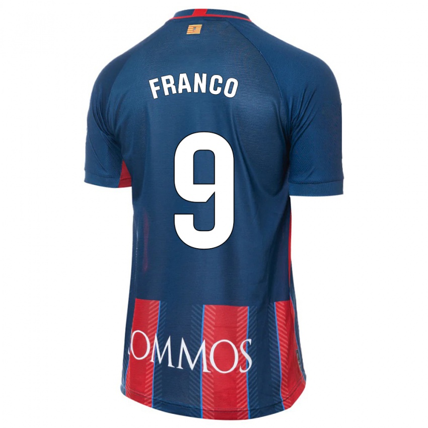 Criança Camisola Santi Franco #9 Marinha Principal 2023/24 Camisa