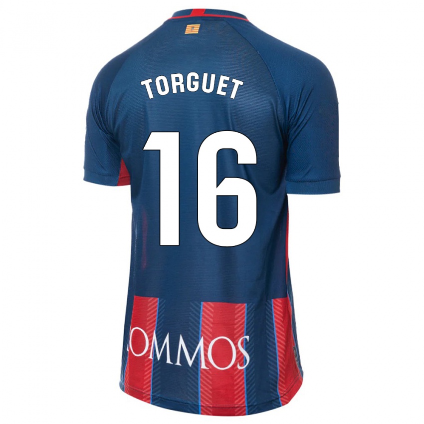 Criança Camisola Miguel Torguet #16 Marinha Principal 2023/24 Camisa