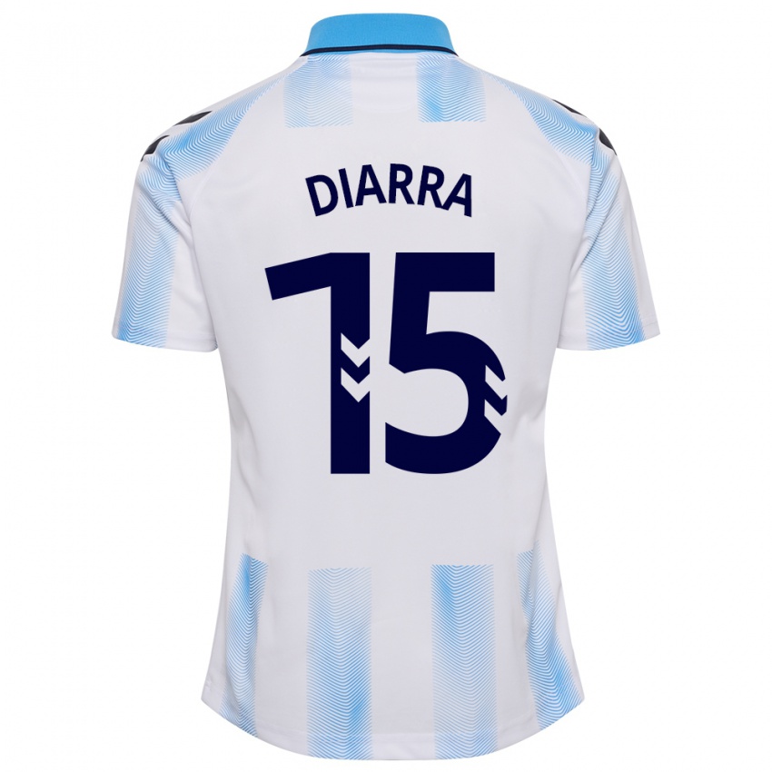 Criança Camisola Moussa Diarra #15 Branco Azul Principal 2023/24 Camisa