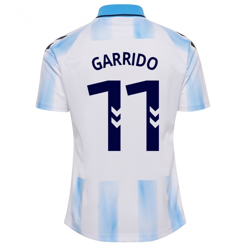 Criança Camisola Rafael Garrido #11 Branco Azul Principal 2023/24 Camisa