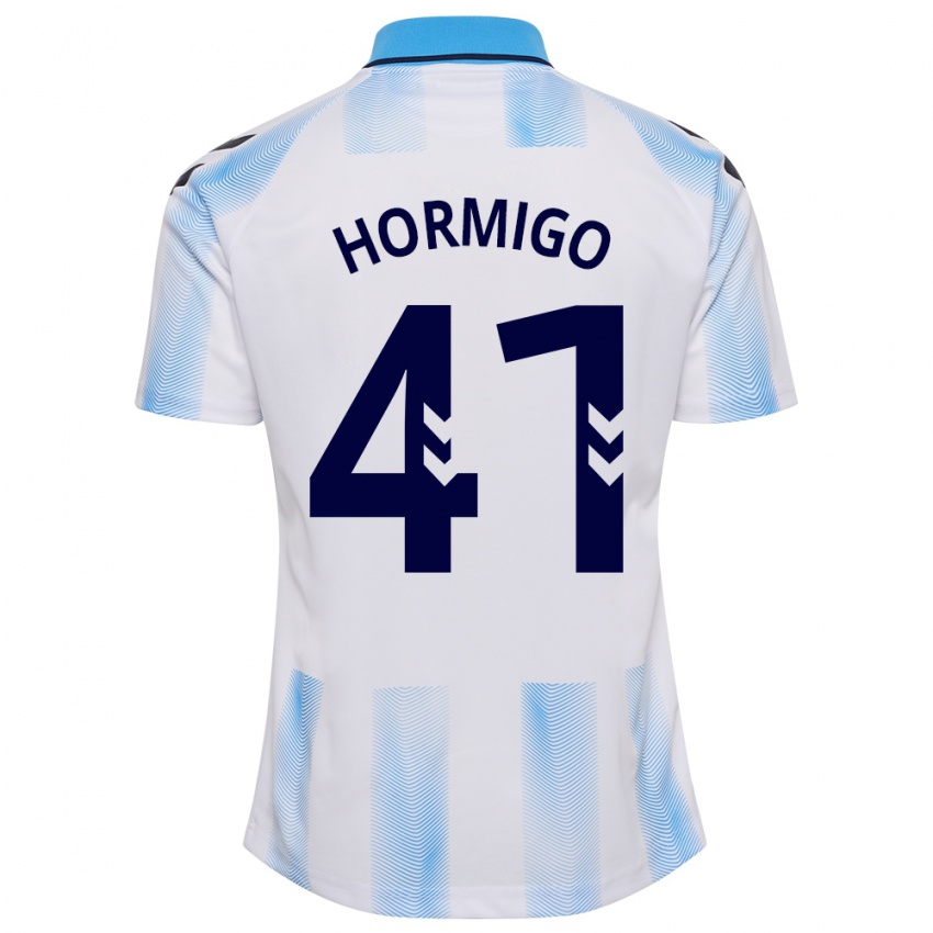 Criança Camisola Cintia Hormigo #41 Branco Azul Principal 2023/24 Camisa