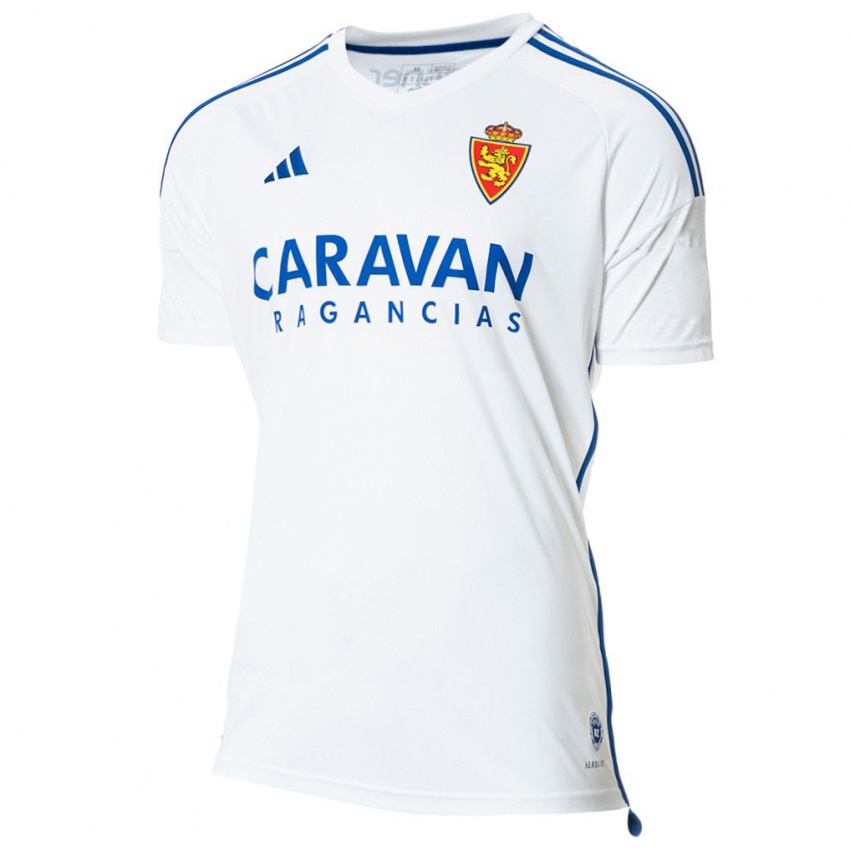 Criança Camisola Manu Vallejo #19 Branco Principal 2023/24 Camisa