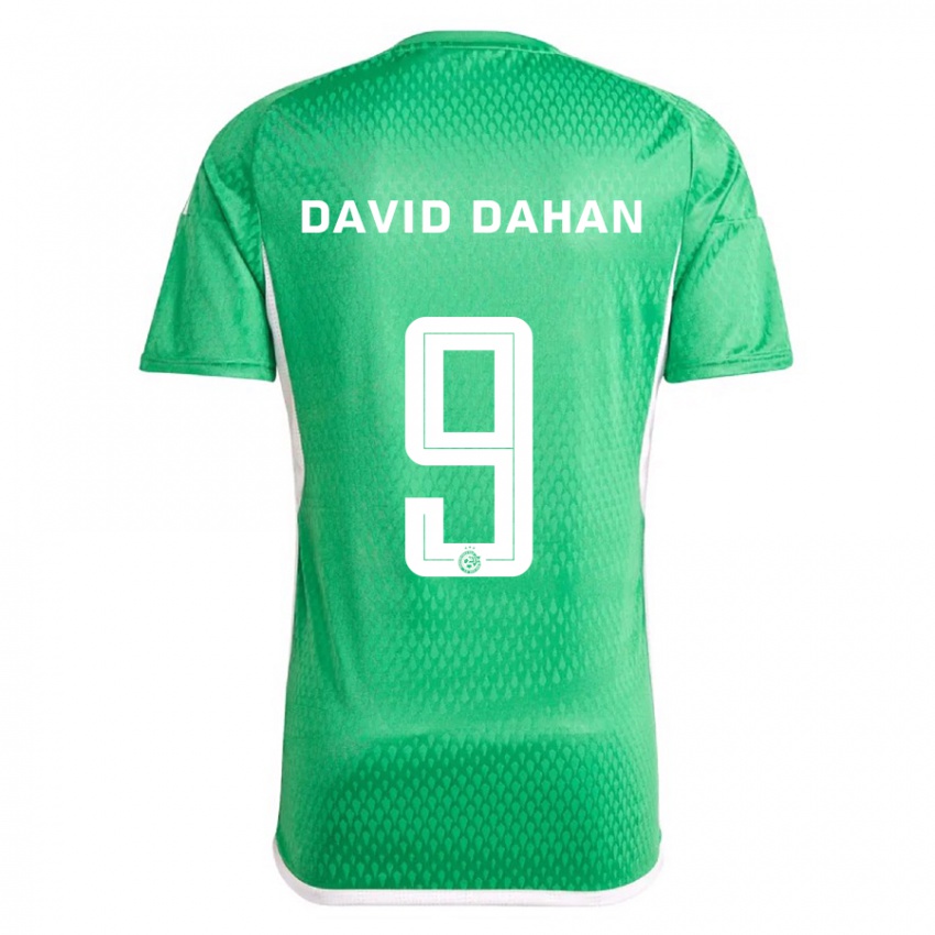 Criança Camisola Omer David Dahan #9 Branco Azul Principal 2023/24 Camisa