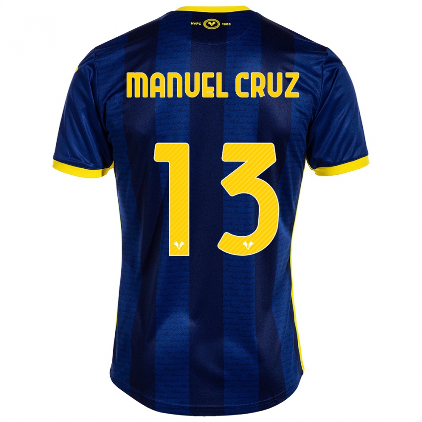 Criança Camisola Juan Manuel Cruz #13 Marinha Principal 2023/24 Camisa