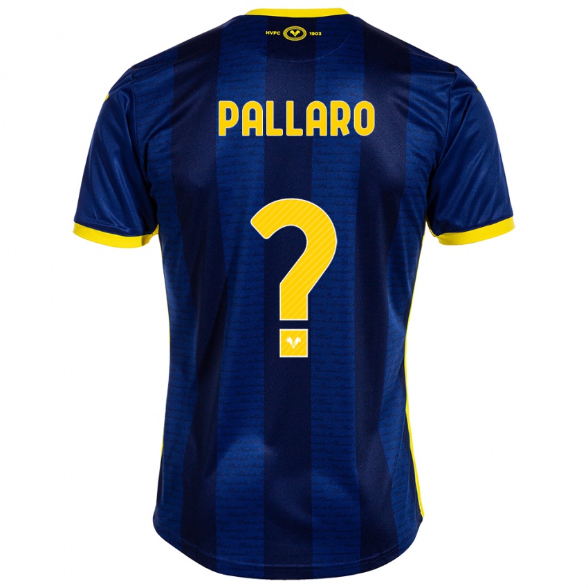 Criança Camisola Alessandro Pallaro #0 Marinha Principal 2023/24 Camisa