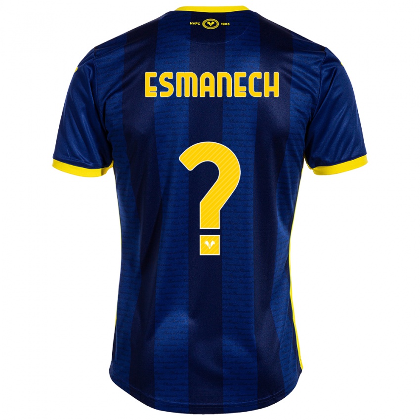 Criança Camisola Inigo Esmanech #0 Marinha Principal 2023/24 Camisa