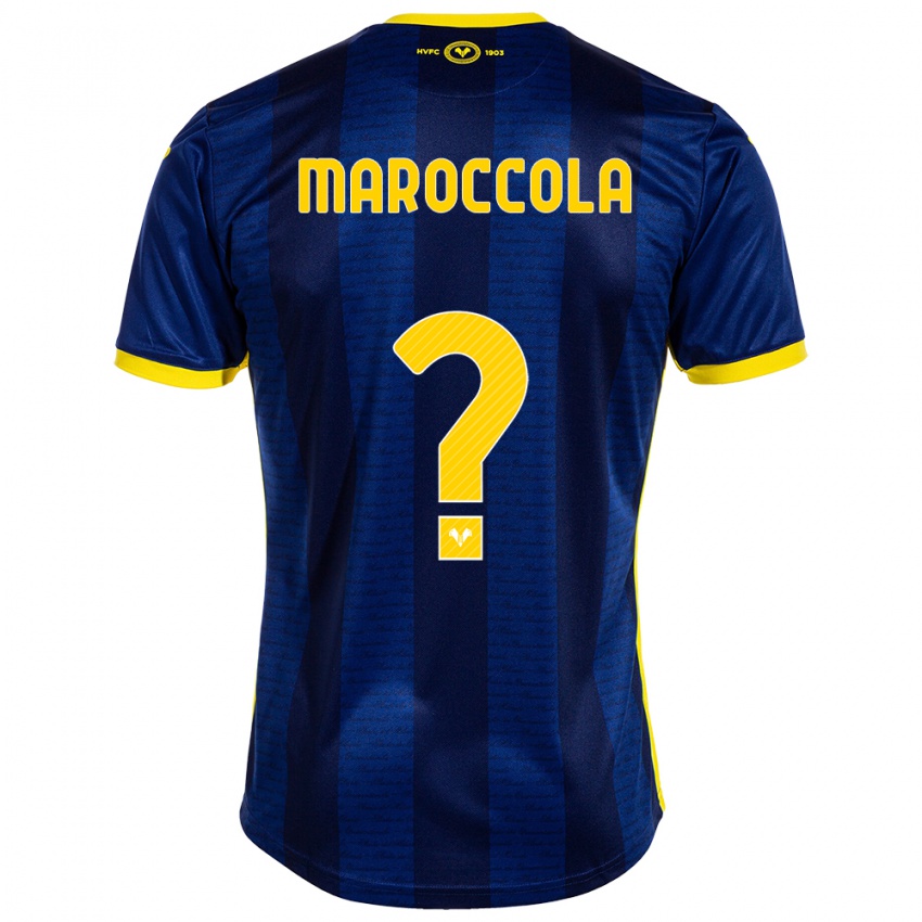 Criança Camisola Francesco Maroccola #0 Marinha Principal 2023/24 Camisa