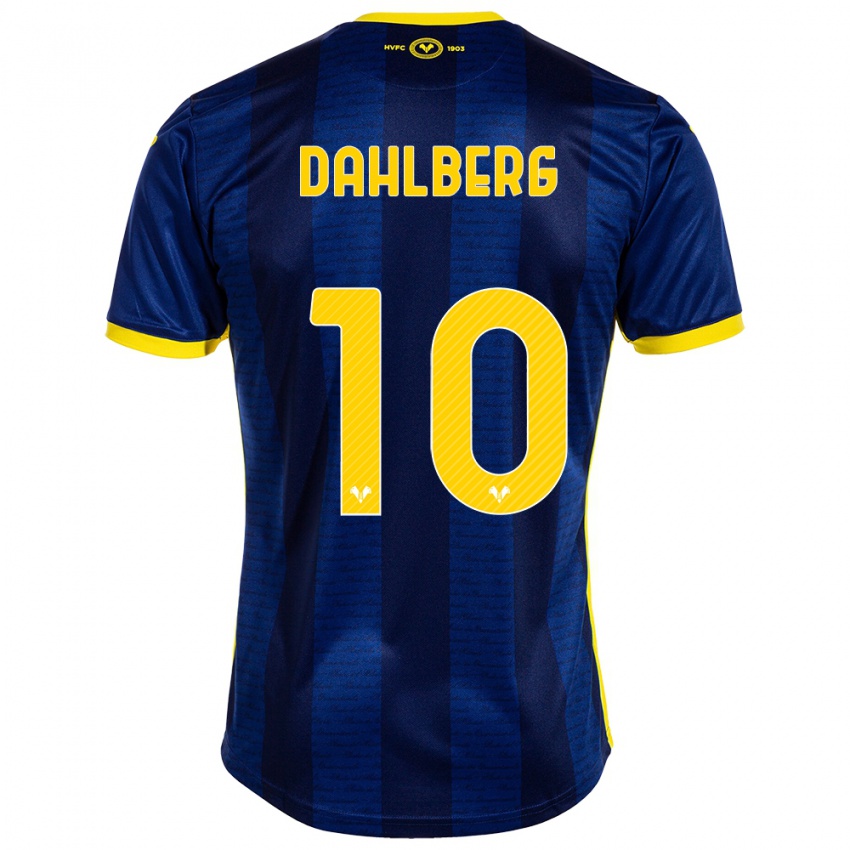 Criança Camisola Jonna Dahlberg #10 Marinha Principal 2023/24 Camisa