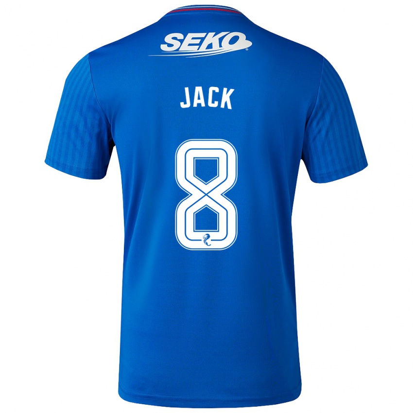 Criança Camisola Ryan Jack #8 Azul Principal 2023/24 Camisa