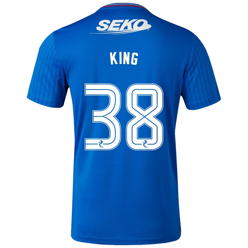 Criança Camisola Leon King #38 Azul Principal 2023/24 Camisa