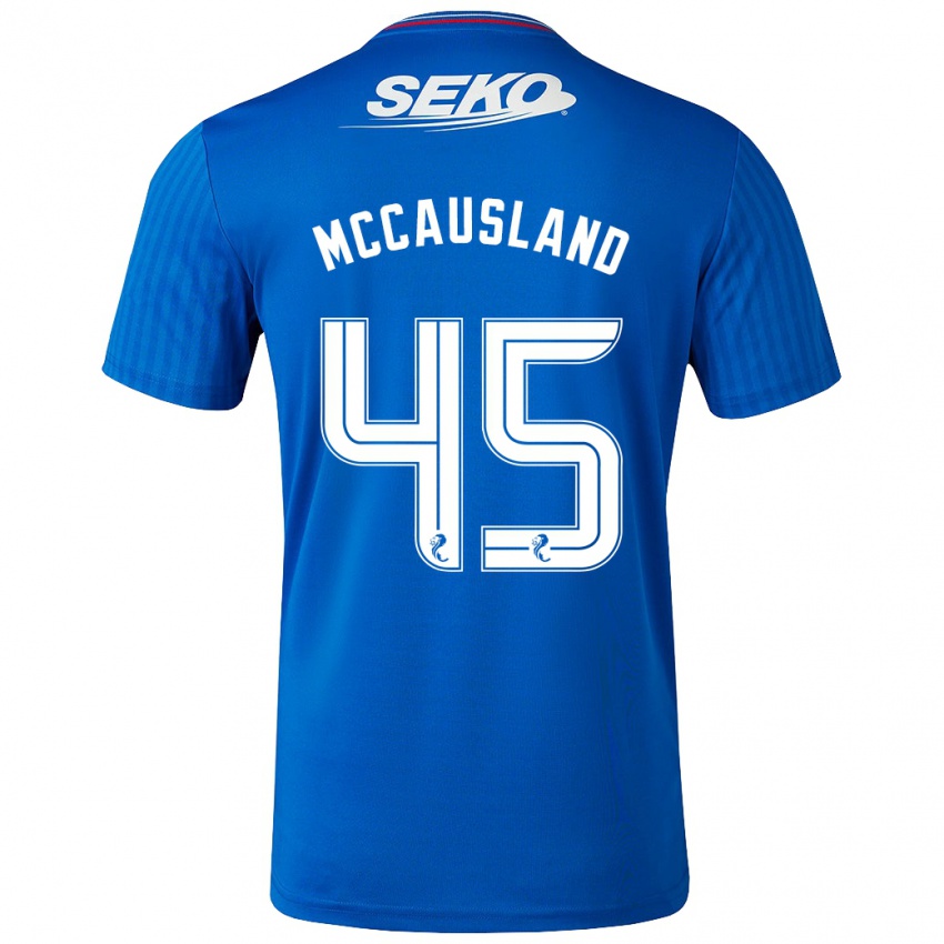 Criança Camisola Ross Mccausland #45 Azul Principal 2023/24 Camisa