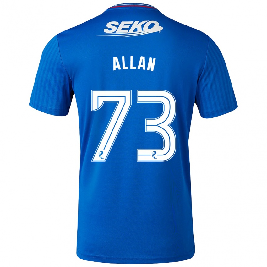 Criança Camisola Connor Allan #73 Azul Principal 2023/24 Camisa