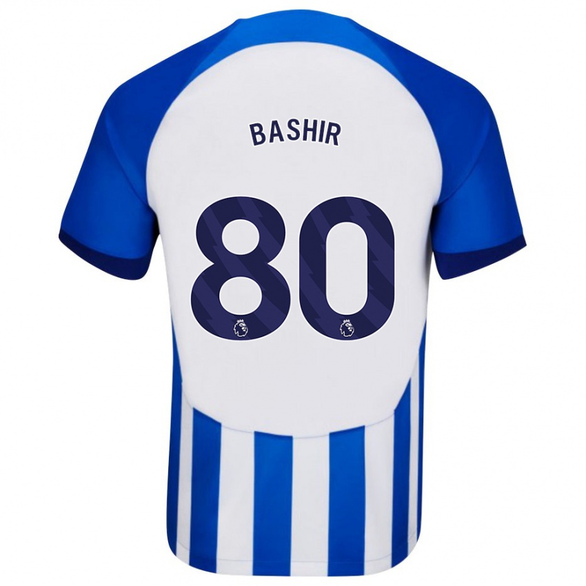 Criança Camisola Sahil Bashir #80 Azul Principal 2023/24 Camisa