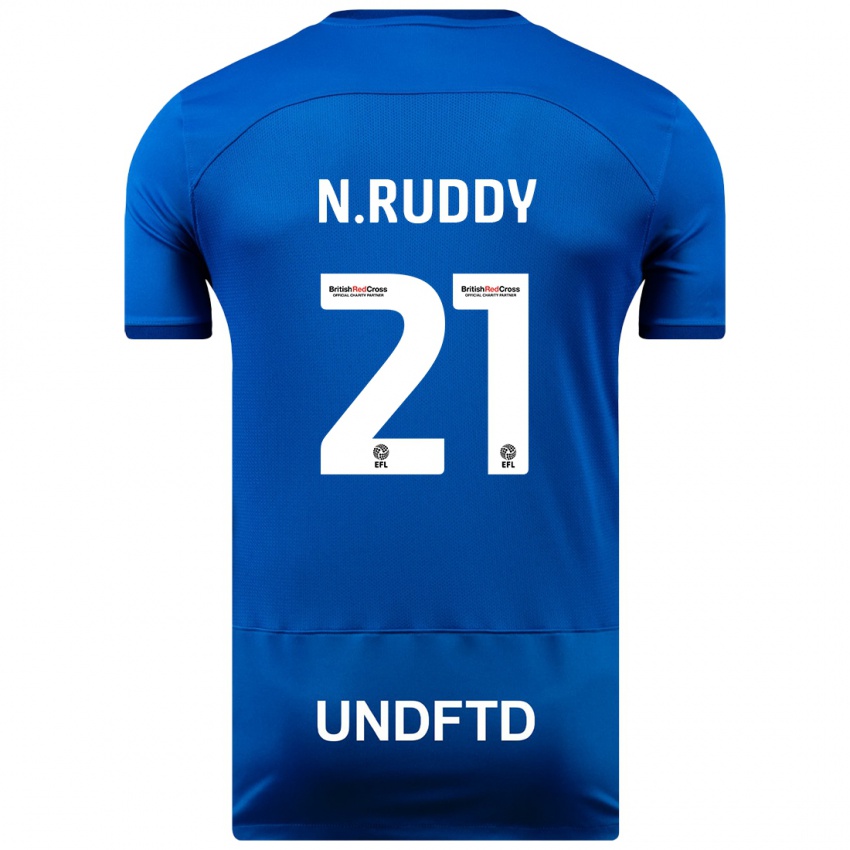 Criança Camisola John Ruddy #21 Azul Principal 2023/24 Camisa