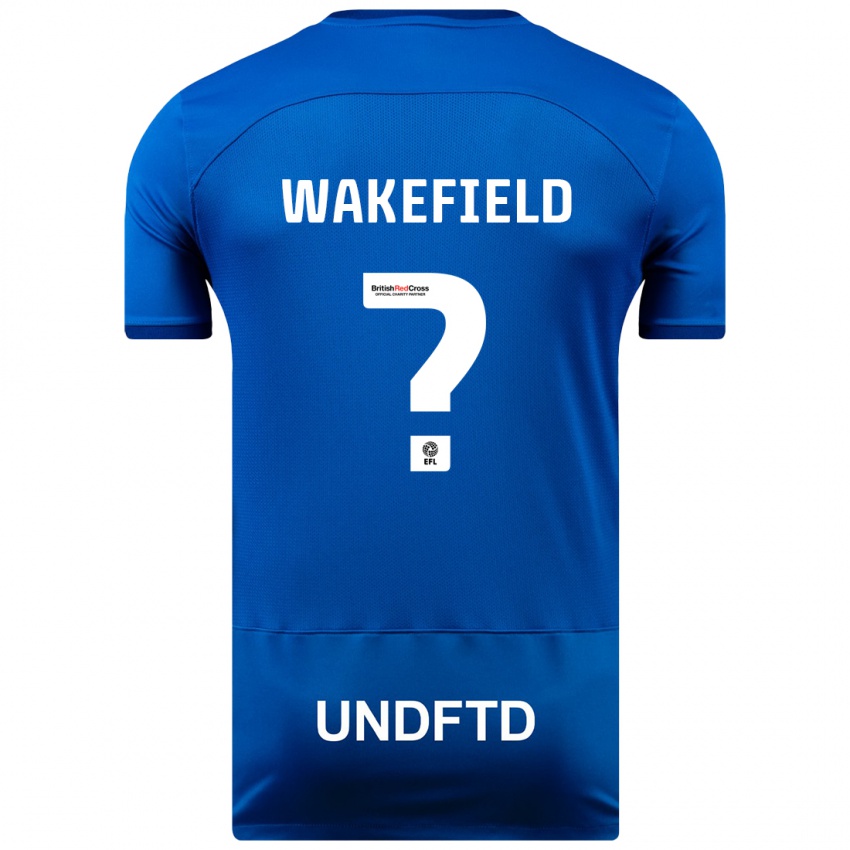 Criança Camisola Kieran Wakefield #0 Azul Principal 2023/24 Camisa