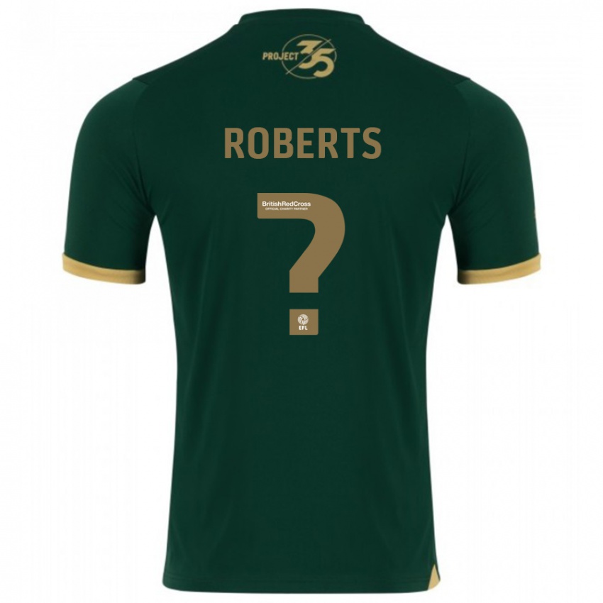 Criança Camisola Caleb Roberts #0 Verde Principal 2023/24 Camisa