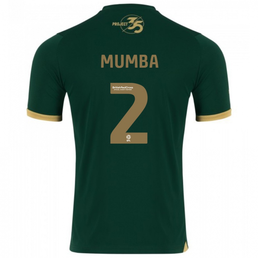 Criança Camisola Bali Mumba #2 Verde Principal 2023/24 Camisa