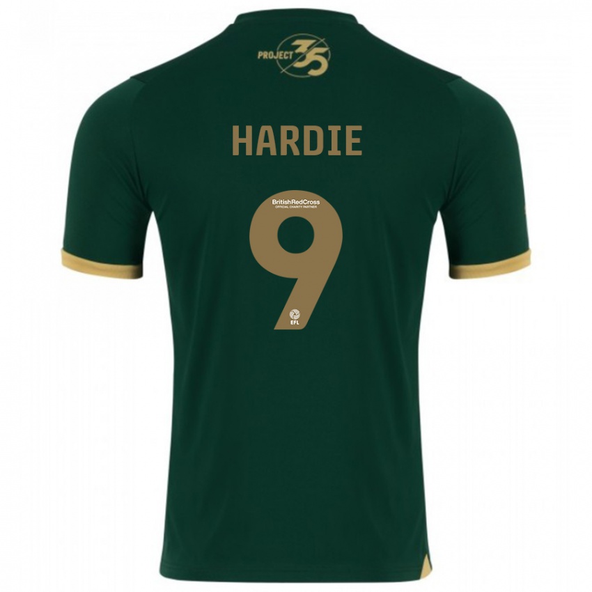 Criança Camisola Ryan Hardie #9 Verde Principal 2023/24 Camisa