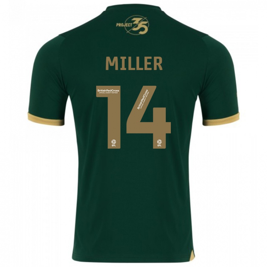 Criança Camisola Mickel Miller #14 Verde Principal 2023/24 Camisa