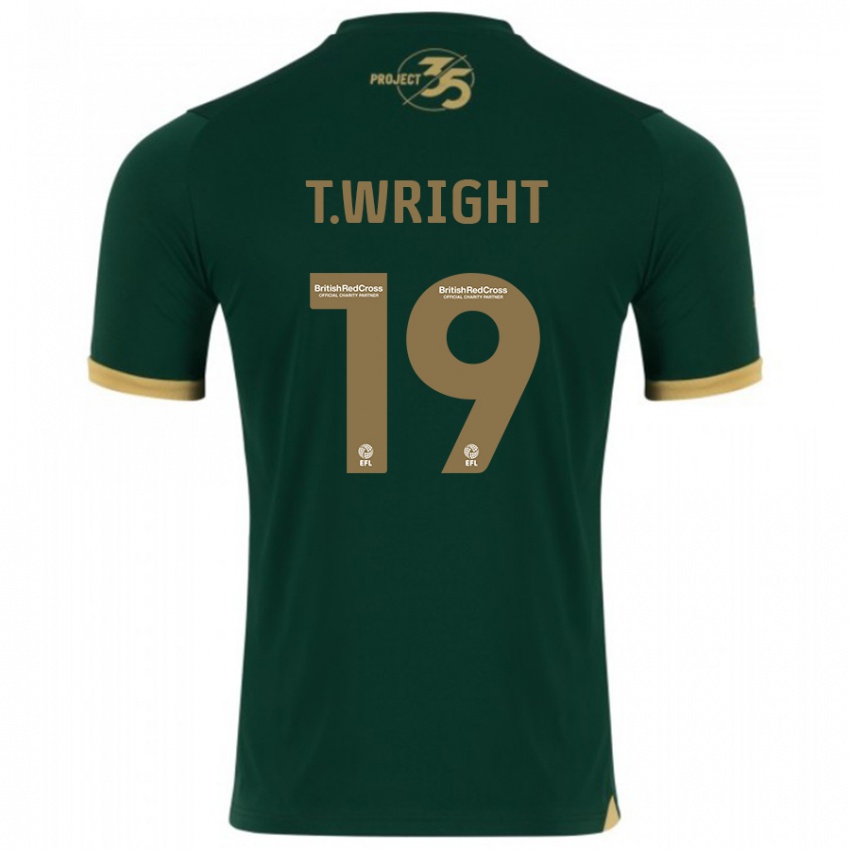 Criança Camisola Tyreik Wright #19 Verde Principal 2023/24 Camisa