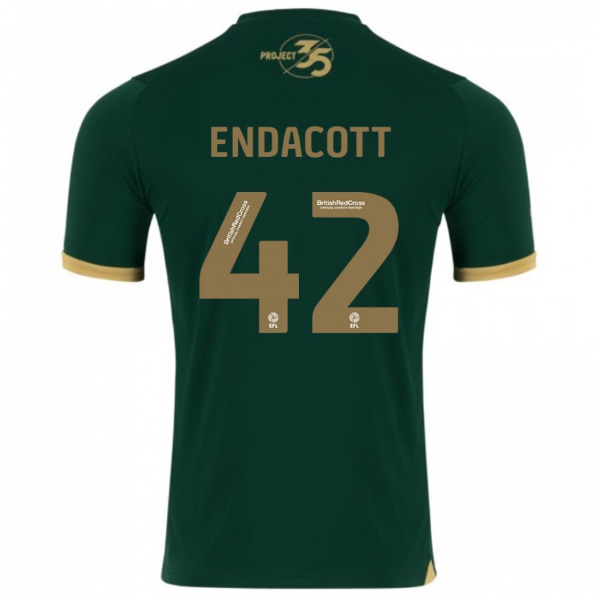 Criança Camisola Jack Endacott #42 Verde Principal 2023/24 Camisa