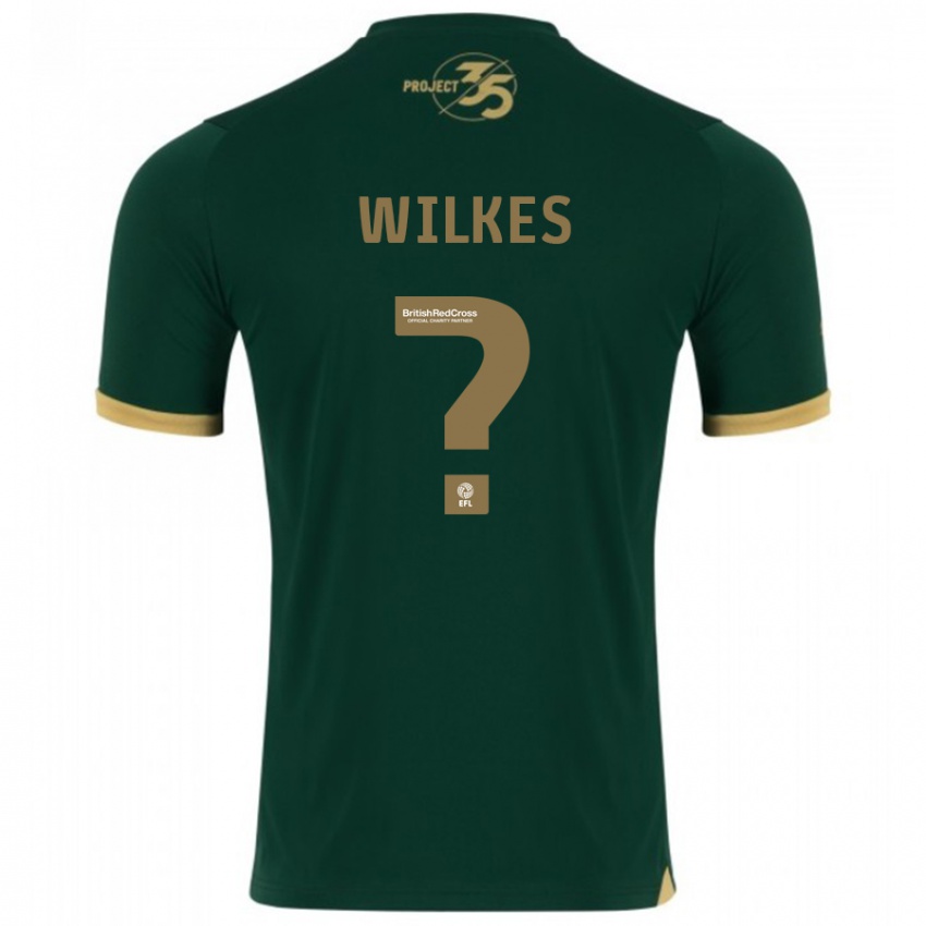 Criança Camisola Finley Wilkes #0 Verde Principal 2023/24 Camisa