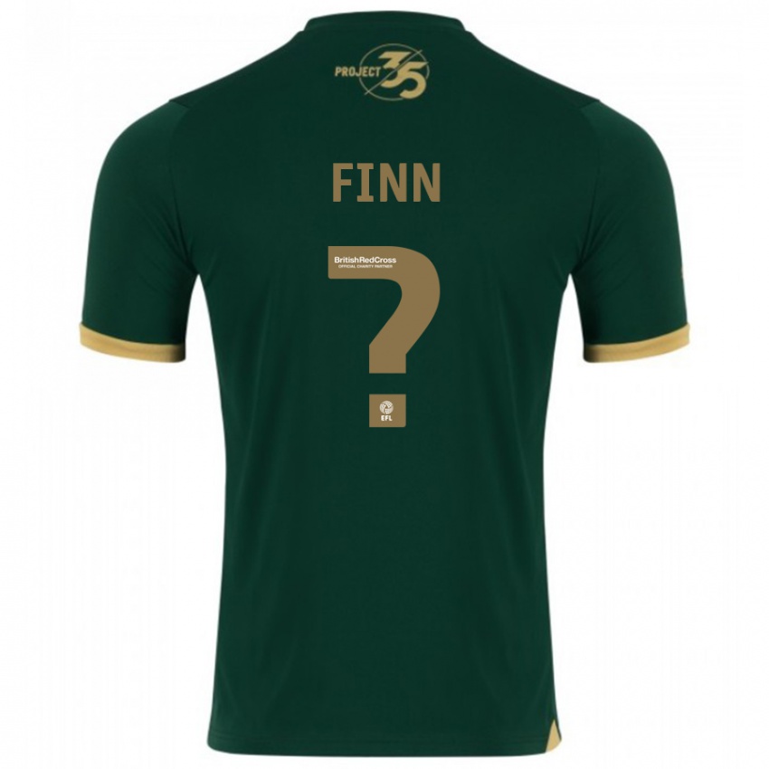 Criança Camisola Tegan Finn #0 Verde Principal 2023/24 Camisa