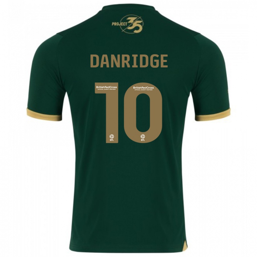 Criança Camisola Rebecca Danridge #10 Verde Principal 2023/24 Camisa