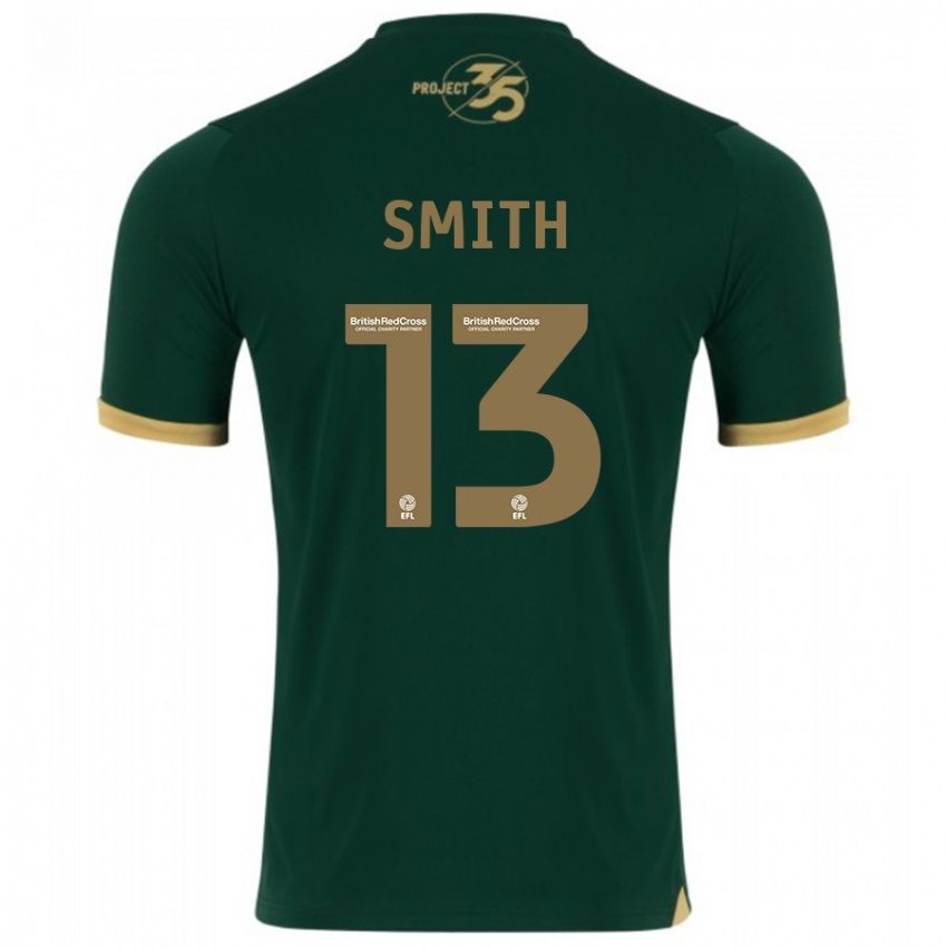 Criança Camisola Grace Smith #13 Verde Principal 2023/24 Camisa