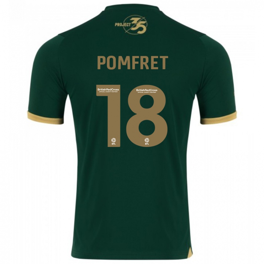 Criança Camisola Taya Pomfret #18 Verde Principal 2023/24 Camisa