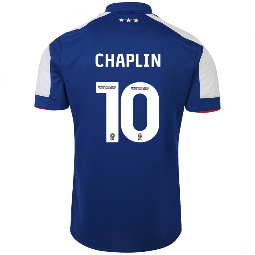 Criança Camisola Conor Chaplin #10 Azul Principal 2023/24 Camisa
