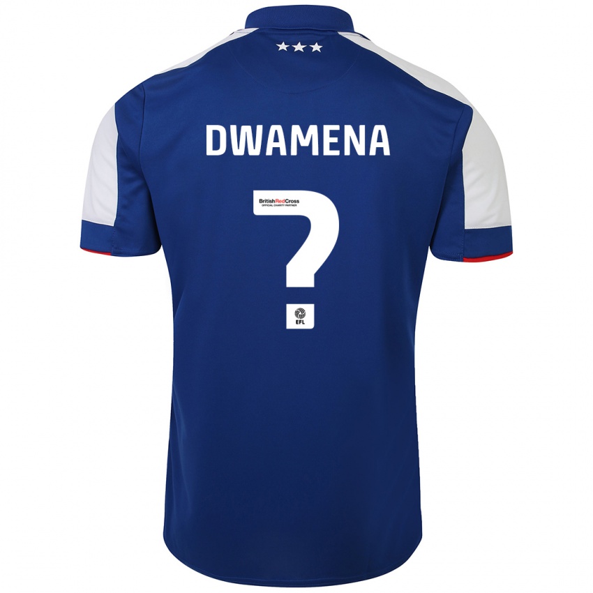 Criança Camisola Nick Nkansa-Dwamena #0 Azul Principal 2023/24 Camisa