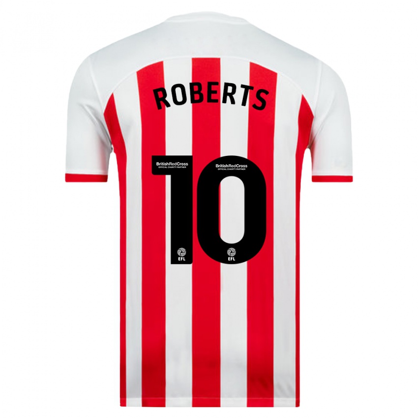 Criança Camisola Patrick Roberts #10 Branco Principal 2023/24 Camisa