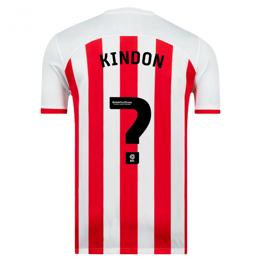 Criança Camisola Ben Kindon #0 Branco Principal 2023/24 Camisa